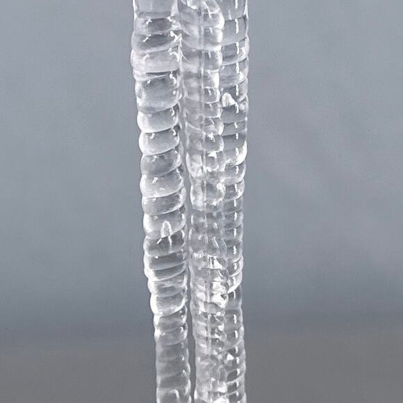 40 VTG Clear Plastic Icicle Ornaments 3 Prong 6” Christmas Winter Holiday Retro - Picture 9 of 16